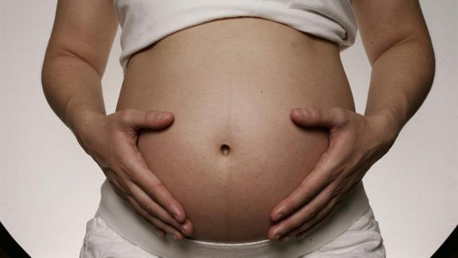 Una embarazada, en una imagen de archivo.